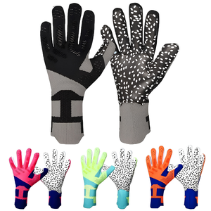 Gants de gardien de but de football professionnels en PU, imperméables, unisexes, fermeture à enfiler, protection, taille 7 - Product Image 1