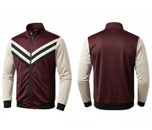 Chaqueta Deportiva Personalizada para Hombre con Cierre Completo, Ropa para Correr y Hacer Ejercicio, Cálida, Transpirable y de Secado Rápido |   Tallas Hombre Mujer Juvenil - Product Image 1