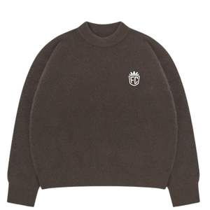 Pull en tricot côtelé marron élégant pour hommes et femmes, chaud, doux, de qualité supérieure, col rond, confortable, tendance pour l'hiver - Product Image 1