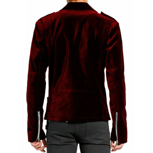 Unisex Velvet Stand Collar <b>Jacket</b> Premium Quality Warm Winter Fashion Outerwear Trendy High Demand Customizable Front High - Product Image 2