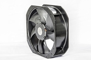 Ventilador axial de alta temperatura para sala de fumadores, 115/230V, con aspas de PBT termoplástico, rodamientos de bolas, industrial, de Taiwán - Product Image 2
