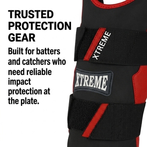 Protège-jambes de baseball personnalisé en mousse rembourrée pour jeunes et adultes, avec protection renforcée du genou, fournisseur en gros de vêtements de sport - Product Image 2