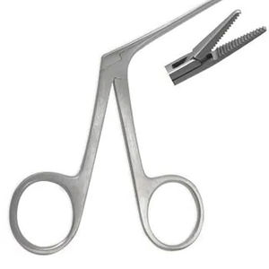 Pinzas de Corte Nasales de 4 Pulgadas y 1.5 mm de Apertura, Instrumento Quirúrgico ORL de Acero Inoxidable para Cirugía Nasal, Rinoplastia, Herramienta de Precisión - Product Image 6