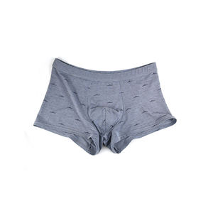 Calzoncillos Bóxer de Algodón Suave para Hombre, Cómodos, Transpirables, Elásticos, Cintura Elástica Premium, Uso Diario, Logotipo Personalizado - Product Image 1
