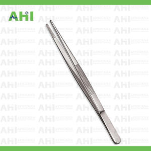 Pinces chirurgicales manuelles en acier inoxydable à dents crantées, certifiées CE, instrument chirurgical de haute qualité ISO13485, vente en gros - Product Image 2