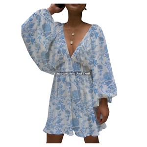 Nuevo Vestido Deportivo 2026 con Cuello en V Profundo y Mangas Farol para Mujer, Vestido de Yoga y Ejercicio con Cuello en V Profundo, Vestido de Tenis con Cuello en V Profundo - Product Image 4