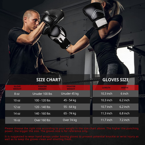 Gants de boxe personnalisés de haute qualité en cuir de vachette véritable, à lacets, antidérapants et respirants. - Product Image 6