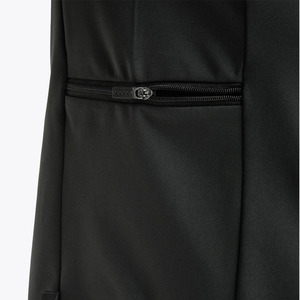Men's Black <b>Quilted</b> <b>Jacket</b> With Geometric <b>Pattern</b> Stand Collar Zipper Closure Windproof Casual Outerwear Autumn Wear - Product Image 5