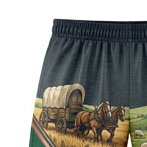 Pantalones Cortos Deportivos Sublimados para Fútbol Americano, Servicio de Impresión Personalizada, Transpirables, de Secado Rápido y Cómodos para Entrenamiento - Product Image 4