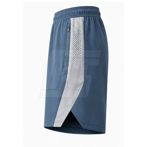 Shorts de sport pour hommes, respirants, tissu à séchage rapide, taille élastique, coupe ample, pour la course à pied, la gym, l'entraînement, vêtements de sport, vente en gros - Product Image 2