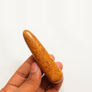 แท่งคริสตัลแจสเปอร์มารีอามธรรมชาติ ชักราลูเม่ สำหรับงานเขียนแบบอักษรวิจิตร ขัดเงา ใช้บำบัดรักษา นวดตัว รีกิ ทำสมาธิ และเสริมฮวงจุ้ย - Product Image 6