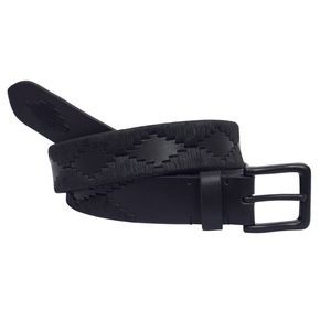 Ceinture en cuir personnalisée pour homme, style équestre et polo, avec boucle ardillon, en cuir pleine fleur, broderie, ceinture de sport - Product Image 1