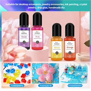 Kit de colorants en résine pigmentée colorée à haute concentration de cristal, best-seller, pour bijoux et artisanat - Product Image 3