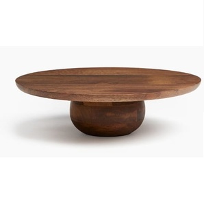 Soporte multifuncional de madera de diseño de lujo para servir pasteles y frutas, con acabado natural, decorativo, para uso doméstico y hotelero. - Product Image 3