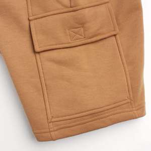 Pantalones Cortos de Felpa Casuales para Hombre 2026, Estilo Urbano, Transpirables, de Algodón de Secado Rápido, Cintura Elástica, Tejido Sólido - Product Image 5