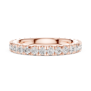 Aries Jewel Minimalist IGI ได้รับการรับรองการแต่งงานแหวนหมั้นแหวนครบรอบแต่งงานของผู้หญิงตัดสดใสในห้องปฏิบัติการเพชรปลูกแบบคลาสสิกเต็มรูปแบบ - Product Image 3