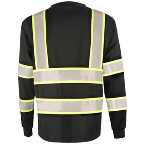 Hooded Canvas Reflective Breathable Safety <b>Jacket</b> for Roadside and Night Visibility Hi Vis <b>Winter</b> Workwear Men's - Product Image 2