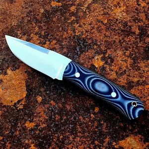 Compact Fixed Blade Hunting & Camping Knife with Micarta Handle Stainless Steel Full Tang EDC Outdoor Utility Knife - Product Image 4