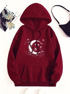 Sweat-shirts à capuche vierges pour femmes, 100% coton, en molleton, personnalisables avec logo, faible MOQ, vente en gros - Product Image 3