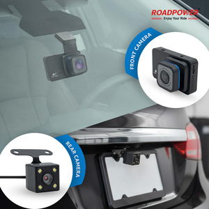 ROADPOWER (RP-DASH-820) Cámara para Coche WiFi de Doble Lente 1296P FHD con Visión Nocturna y Cámara Trasera Impermeable, Ofrece Grabación en Bucle - Product Image 2