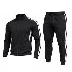 Conjunto de chándal personalizado con cremallera y pantalones para hombre - Product Image 2