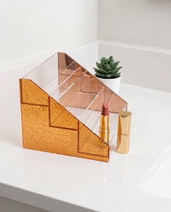Présentoir de Maquillage et de Parfums Moderne et Élégant en Acrylique – Écologique, Pré-assemblé pour une Conception Efficace - Product Image 3