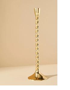 Fabrication de porte-bougie moderne pour la décoration de mariage, porte-bougie en métal doré pour bougies coniques - Product Image 3