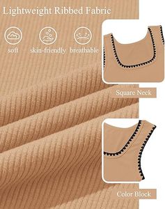 Top Corto para Mujer, Tela Suave, Ajuste Cómodo, Estilo Casual Diario, Ligero - Product Image 6