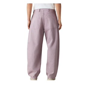 Jean droit rose clair pour homme, taille mi-haute, coupe décontractée, en denim de coton, idéal pour le printemps - Product Image 4