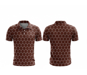 เสื้อโปโล OEM แบบกำหนดเอง พิมพ์ลายทั้งตัว ผ้าแห้งเร็ว ทนทาน ตะเข็บแข็งแรง สำหรับผู้ชาย ผู้หญิง และเยาวชน แห้งไว เหมาะสำหรับกิจกรรมแอคทีฟ - Product Image 6