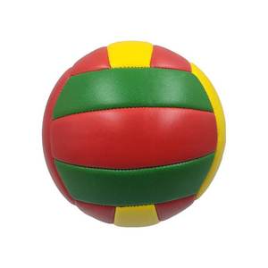 Service OEM ODM, ballon de volley-ball d'entraînement personnalisé, deux tons blanc et noir, 18 panneaux, PVC doux au toucher, léger et durable - Product Image 2
