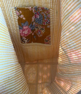 Bolso tote bohemio de lona acolchada con estampado, tipo shopper, con dos asas y parte superior abierta, para viajes diarios, regalo para ella. - Product Image 6