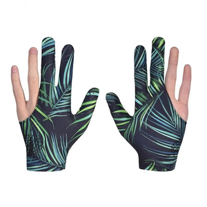 Gants de snooker unisexes Geo Brothers, logo personnalisé, couleur personnalisée, impression laser, polyester/lycra de haute qualité, antidérapants, protection UV - Product Image 1