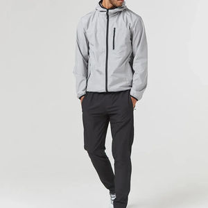 Chaqueta Cortavientos de Lona para Hombre, Personalizable en Talla y Color, Resistente al Viento, Transpirable, con Capucha, de Secado Rápido, para Invierno - Product Image 2