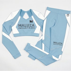 ชุดยูนิฟอร์มเชียร์ลีดเดอร์ออกแบบเองขายส่ง ชุดเชียร์แบบซับลิเมชั่นสำหรับการแข่งขันและการฝึกซ้อม - Product Image 3