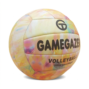 Balón de Voleibol GAMEGAZER MS-VB-1005, Talla 5, Peso 260-280G, Circunferencia 650-670MM, Cosido a Máquina, Cuero PVC Luminoso - Product Image 2