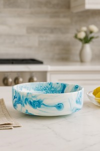 Bol de service en résine époxy à finition lisse pour une expérience culinaire haut de gamme, offrant un look raffiné, design minimaliste écologique et facile à utiliser - Product Image 5