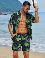 Conjunto de Camiseta y Pantalones Cortos Deportivos para Hombre, Estilo Urbano, Tejido de Punto, Bordado, 100% Algodón, Secado Rápido, con Logotipo Personalizado