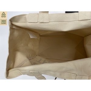 Bolsa de Compras Promocional de Lona de Algodón de 310 GSM, 38x42x20 cm, con Logotipo Personalizado, Venta al Por Mayor, Modelo OEM SNCH101A - Product Image 2