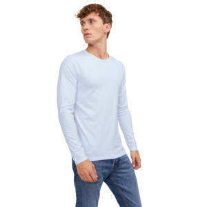 Camiseta de manga larga para hombre 100% de alta calidad, con logo personalizado, a la moda, premium, de alta calidad, estilo urbano. - Product Image 1