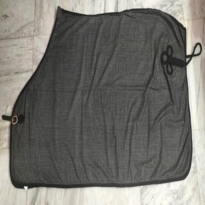 Black Wool Horse Rug Summer Turnout <b>Sheet</b> Waterproof Equine Protection Cover for Riding Manufacturer Kanpur India - Product Image 5