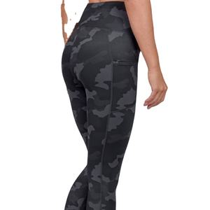 Legging de contrôle du ventre à taille haute pour femmes Pantalon de sport en tricot à taille moyenne Vêtements d'entraînement extensibles - Product Image 2