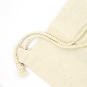 Mochila de Algodón con Cordón, Ecológica, Tejida, Color Natural, Diseño Simple para Uso en Exteriores, Mejor Precio, Venta al Por Mayor, OEM - Product Image 6