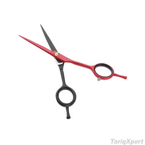 Ciseaux de barbier professionnels pliables en acier inoxydable de 6,5 pouces, design bicolore, légers, à bord tranchant, pour salon et usage domestique - Product Image 4