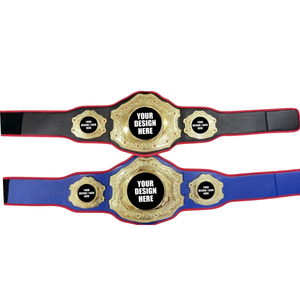 Ceinture de championnat vierge personnalisable, ceinture de titre de lutte, ceinture de collection sportive haut de gamme, design personnalisé de haute qualité - Product Image 1