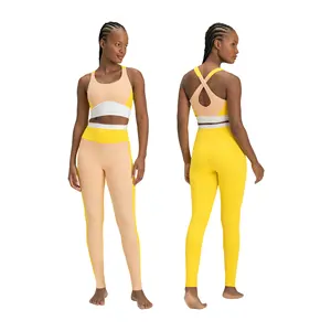 Mallas con lazo lateral elástico logotipo personalizado mantecoso suave de cintura alta Lulu align Yoga Leggings Mujeres pantalones ajustados para