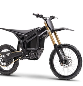MEJOR OFERTA 2026 Motocicleta Eléctrica Todoterreno >80km/h 72V Negra y Dorada con Horquillas Delanteras y Cadena - Product Image 2