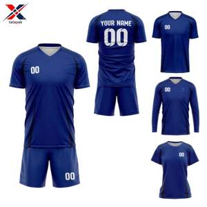 Uniformes de Fútbol a la Moda, Jersey con Estampado por Transferencia de Calor, Transpirable, de Secado Rápido, 100% Poliéster, 220g, Cuello en V, Ajustable, para Verano - Product Image 2