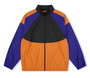 Wholesale Latest Design Custom Waterproof <b>Men</b> Windbreaker <b>Summer</b> <b>Jacket</b> Plus Size Patchwork Color Mesh Lining Lightweight <b>Jacket</b> - Product Image 1