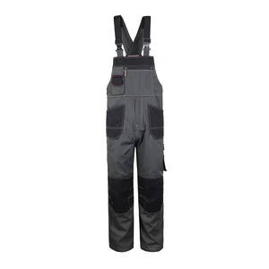 Light Gray Polyester <b>Waterproof</b> Breathable CE Certified Unisex <b>Work</b> Coverall Multi Pocket Adjustable Strap Abrasion Resistant - Product Image 2